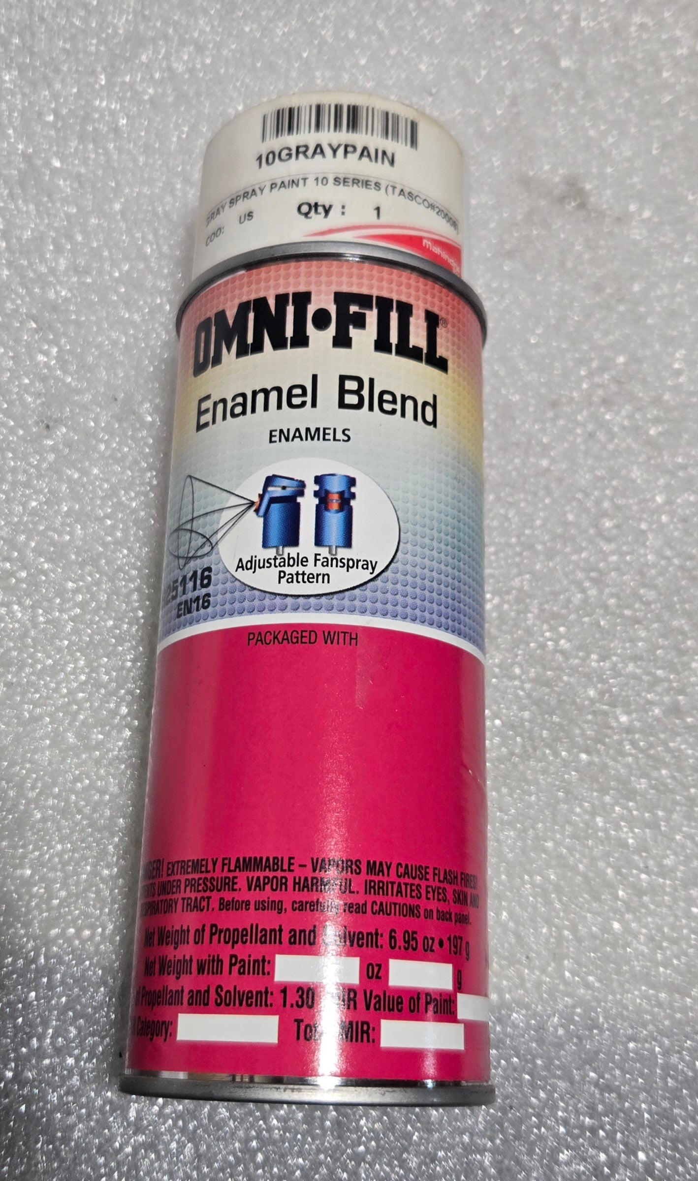 GRAY SPRAY PAINT 10 SERIES, 10GRAYPAIN