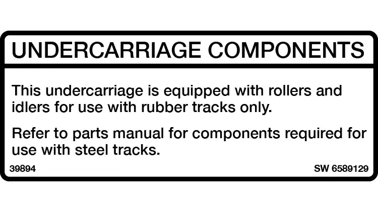 RUBBER TRACK DECAL, 6589129