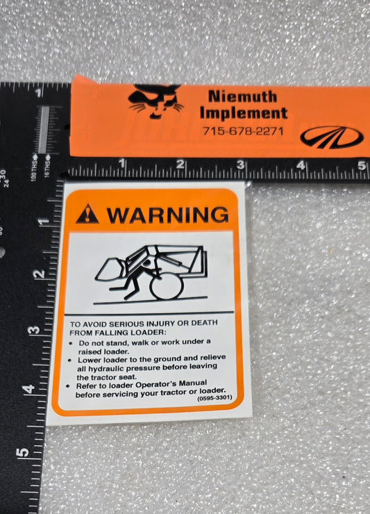 WARNING DECAL, KMW05953301
