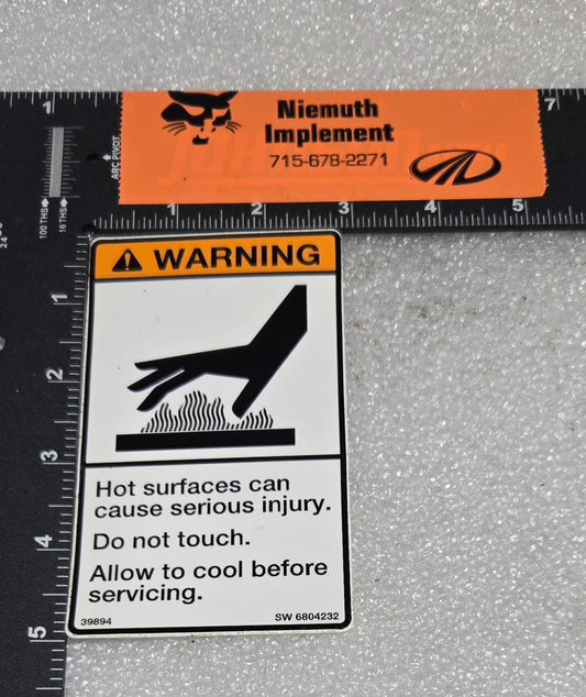 WARNING DECAL, 6804232