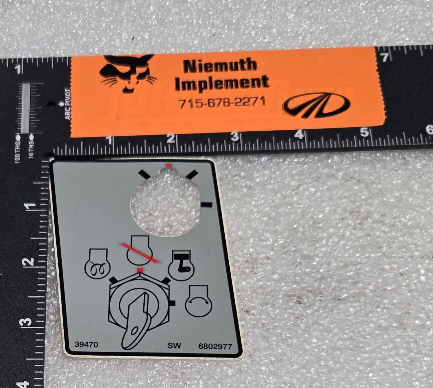 KEY SWITCH DECAL, 6802977