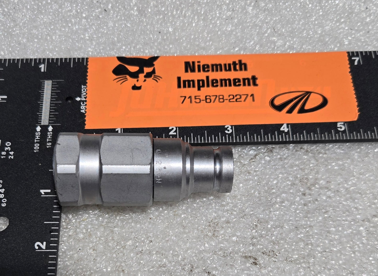 Male Flat Faced Coupler, 7246789