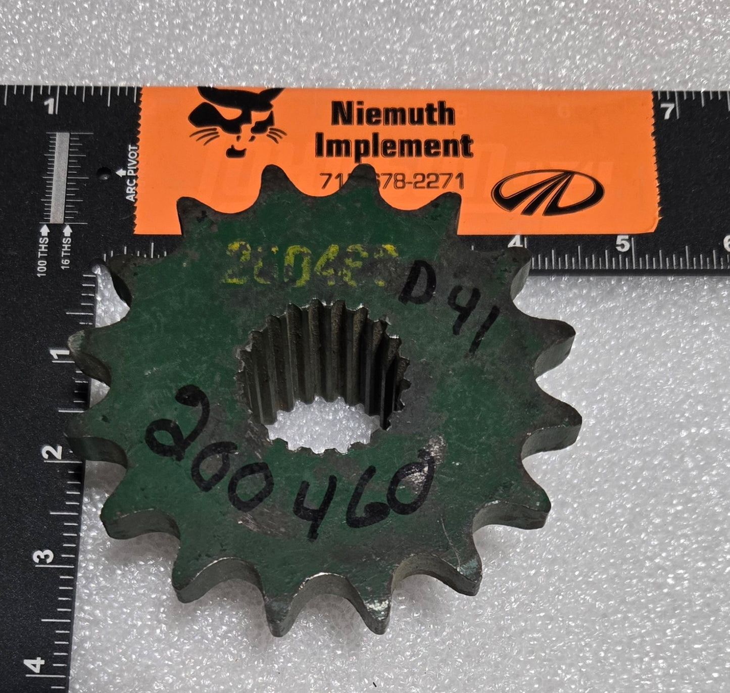 Sprocket, 16 Tooth, 200460