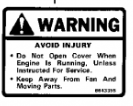 WARNING DECAL, 6643355