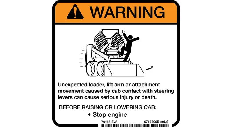 WARNING DECAL, 6718706