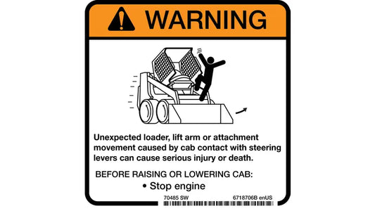 WARNING DECAL, 6718706