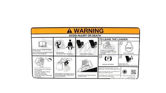 WARNING DECAL, 657951